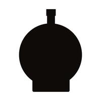 bottle icon over white background. illusstration design. vector
