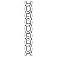 Climbing rope icon. Outline illustration of climbing rope icon for web vector