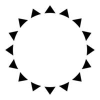 Circular, concentric and radial element. Abstract geometric circle. Circular, concentric and radial element vector