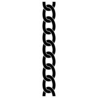Chain icon. Simple illustration of chain icon for web design isolated on white background vector