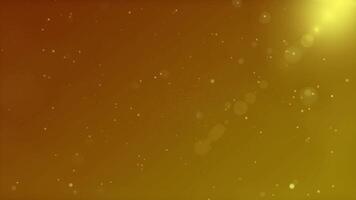 Loop particles golden background video