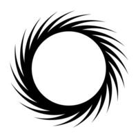 Spiral, swirl, twirl element. Helix, volute and vortex icon vector