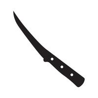 Knife icon . Kitchen knife web symbol. Flat design style eps 10 vector