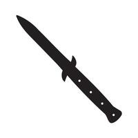 Knife icon. Knife symbol. Flat design style eps 10 vector