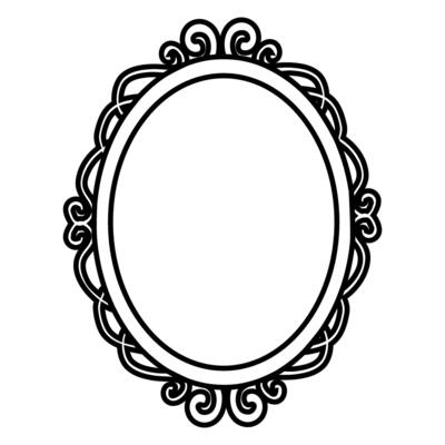 Mirror web icon . wall mirror illustration sign. Fashion symbol. Wardrobe logo.