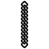 Chain icon isolated on white background. illustration. Eps 10. vector