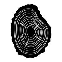 Tree stump icon. Simple illustration of tree stump icon for web and apps. vector