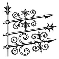 Authentic Medieval Gothic Ornamental Borders for Creative Design Professionals vector