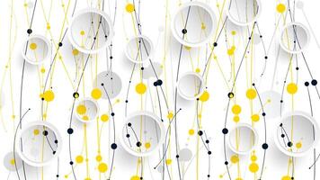 Abstract Geometric Circles and Lines Background vector