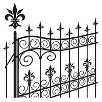 High resolution black medieval and gothic ornamental dividers design for print and digital use style vector