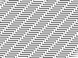 Seamless Black and White Zigzag Geometric Pattern vector