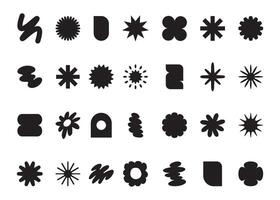 Y2K Vintage Digital Elements Set vector