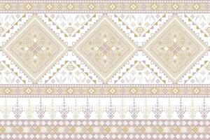 elegant soft color geometric pattern for textile vector