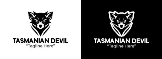 Creative Tasmanian Devil Logo with Circular Icon for Animal Branding vector