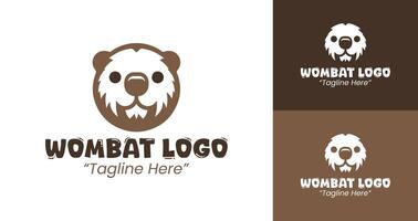 Professional and Creative Wombat Logo Design for Branding and Business vector