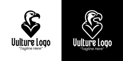 Unique and Professional Vulture Logo for Business and Digital Branding vector