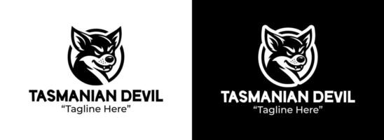 Dynamic Tasmanian Devil Logo for Animal and Adventure Branding vector