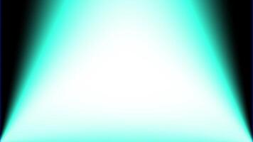 Abstract Dynamic Light Animation Bright White and Cyan Gradient Cone Shape Pulsing on a Dark Background, Perfect for VJ Loops, Event Visuals, and Creative Projects video