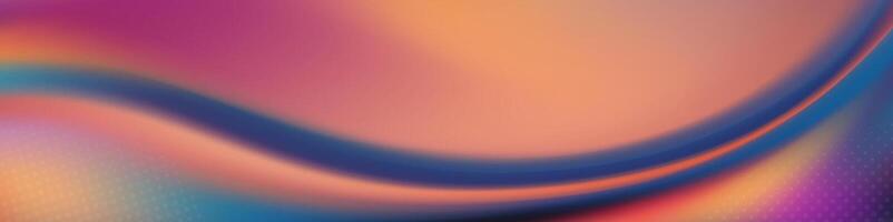 Abstract iridescent wave flowing background vector