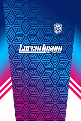 Abstract background for sports jersey pattern gradient pink blue