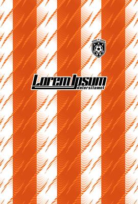 Abstract background for sports jersey pattern white line orange