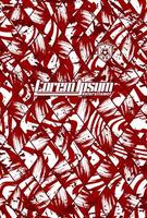 Abstract red and white design background vector