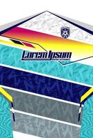 Abstract background for sports jersey pattern grunge white gray tosca vector