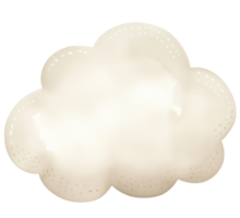 Cloud-shaped kitchen colander ideal for draining fruits and vegetables in modern cooking spaces png