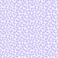 Seamless animal print pattern with pastel violet spots on a light purple background. Trendy and modern design for textiles, fashion, wrapping paper, and digital projects vector