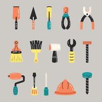 DIY tools for home improvement vector