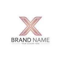 Letter X Abstract Design for Logos, Icons, and Visual Identity vector