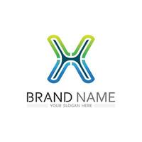 Modern Letter X Design for Branding in Tech and Digital World vector