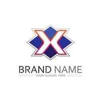 Letter X Logo with Futuristic Look for Tech and Software Brand Design vector