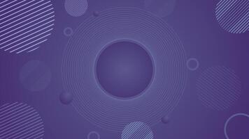 Abstract purple background with circular shapes vector