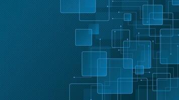 Abstract geometric blue pattern with shapes vector
