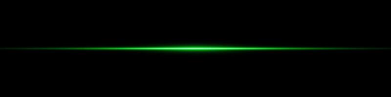 Green laser light beams streak across dark background with glowing neon flare and digital energy effect. Fast motion and futuristic shine evoke speed, power and tech. abstract party design. vector