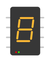 Seven Segment Display Circuit Board png