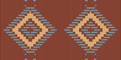Pixelated Traditional Japanese Patternfolk Embroidery, Aztec Geometric Ornament Print. Design for Carpet, Wallpaper, Clothing, Wrapping, Fabric vector