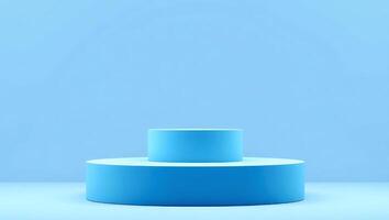 Minimal Round Podium Display photo