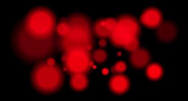 Red lights on a black background vector