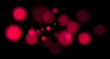 Red circles on black background vector