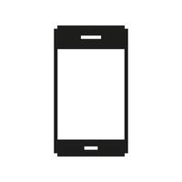 Smartphone Pixel Art Icon. Mobile Device, Communication, And Technology Symbol. Minimalist Design For Digital Connectivity And Modern Lifestyle. Isolated Illustration vector