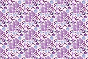 modern floral print with decorative cotton blooms and continuous sketch lines suited for fashion accessories and fabrics vector