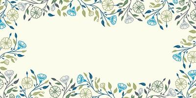 minimal abstract floral background with botanical leaves.design for wedding invitation scrapbook and poster wall vector