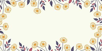 detailed abstract floral background with artistic vibe.scrapbook invitation card and banner for wedding and textile use vector
