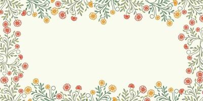 soft abstract floral composition for wall and card design.decorative invitation template for wedding scrapbook and banner vector