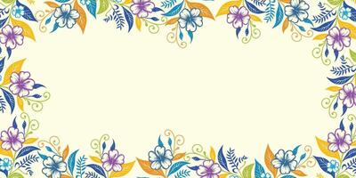 abstract floral texture with botanical detail for wall art.invitation card and poster template for textile and greeting use vector