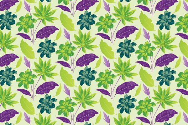 line art floral pattern with refined petal drawings and abstract texture perfect for pillow covers and table top applications