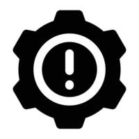 Simple Risk Management glyph icon. The icon can be used for websites, print templates, presentation templates, illustrations, etc vector