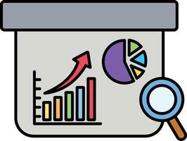 Bar Chart Icon Business Metrics and Data Visualization Graph vector
